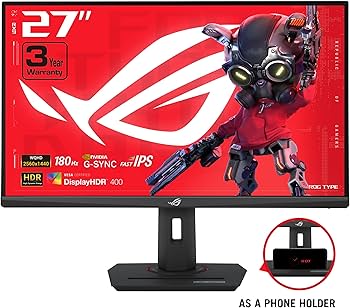 Amazon.com: ASUS ROG Strix 27” QHD (2560x1440) HDR400 USB-C Gaming